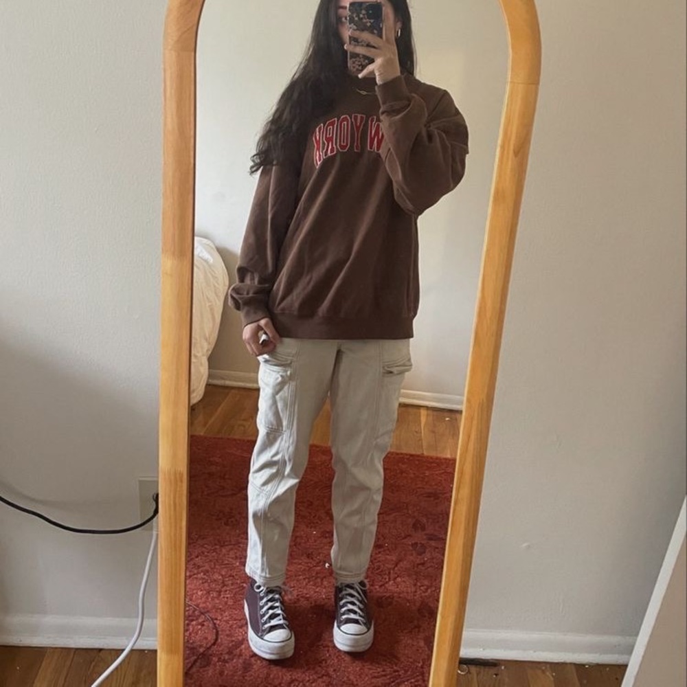 Red high top converse
